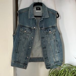Oversized Denim Vest